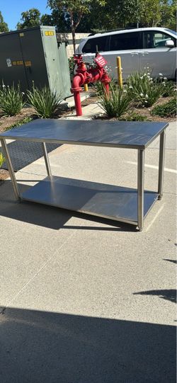 Stainless Steel Commercial Storage Table