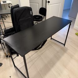 FREE Black Desk 55x20 inches