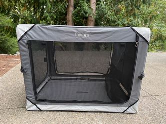 Lesure Portable Soft Collapsible Dog Crate