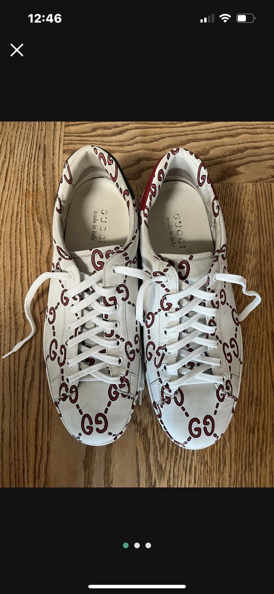 Tennis Shoes For Men, Gucci Size 8 1/2