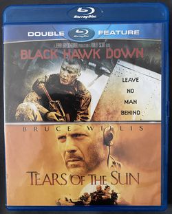 Tears Of The Sun & Black Hawk Down Blue Ray Disc / double feature