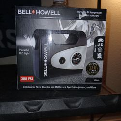 Portable Air Compressor with LED worklight.