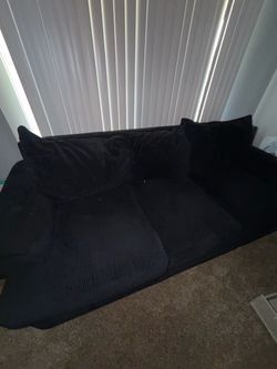 Black couch