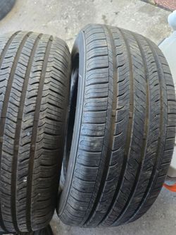 2 Tires 215 65 16 inch. Used tread around 95% or more