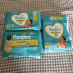 Pampers Diaper Bundle Size 1
