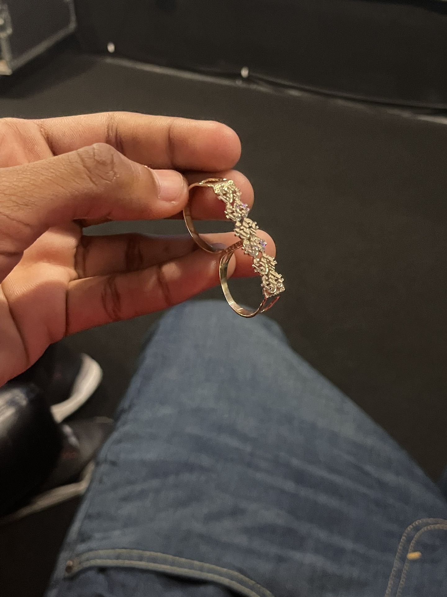 Gold Double Ring