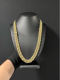 14K Gold filled chino link chain