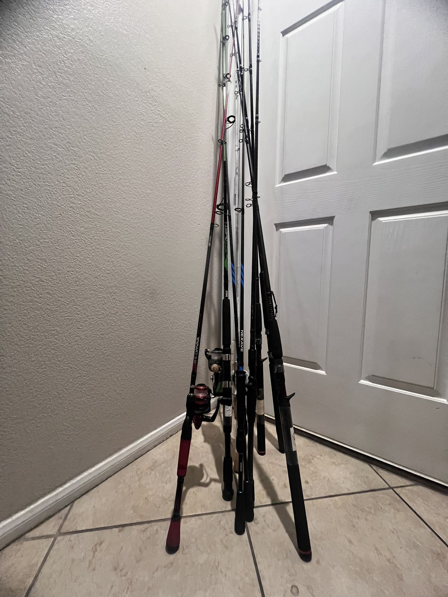 Lots Of New/good Condition Fishing Rods/reels