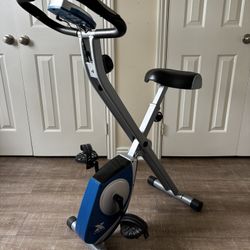 Folding Exercise Bike + Dumbbell Set Combo