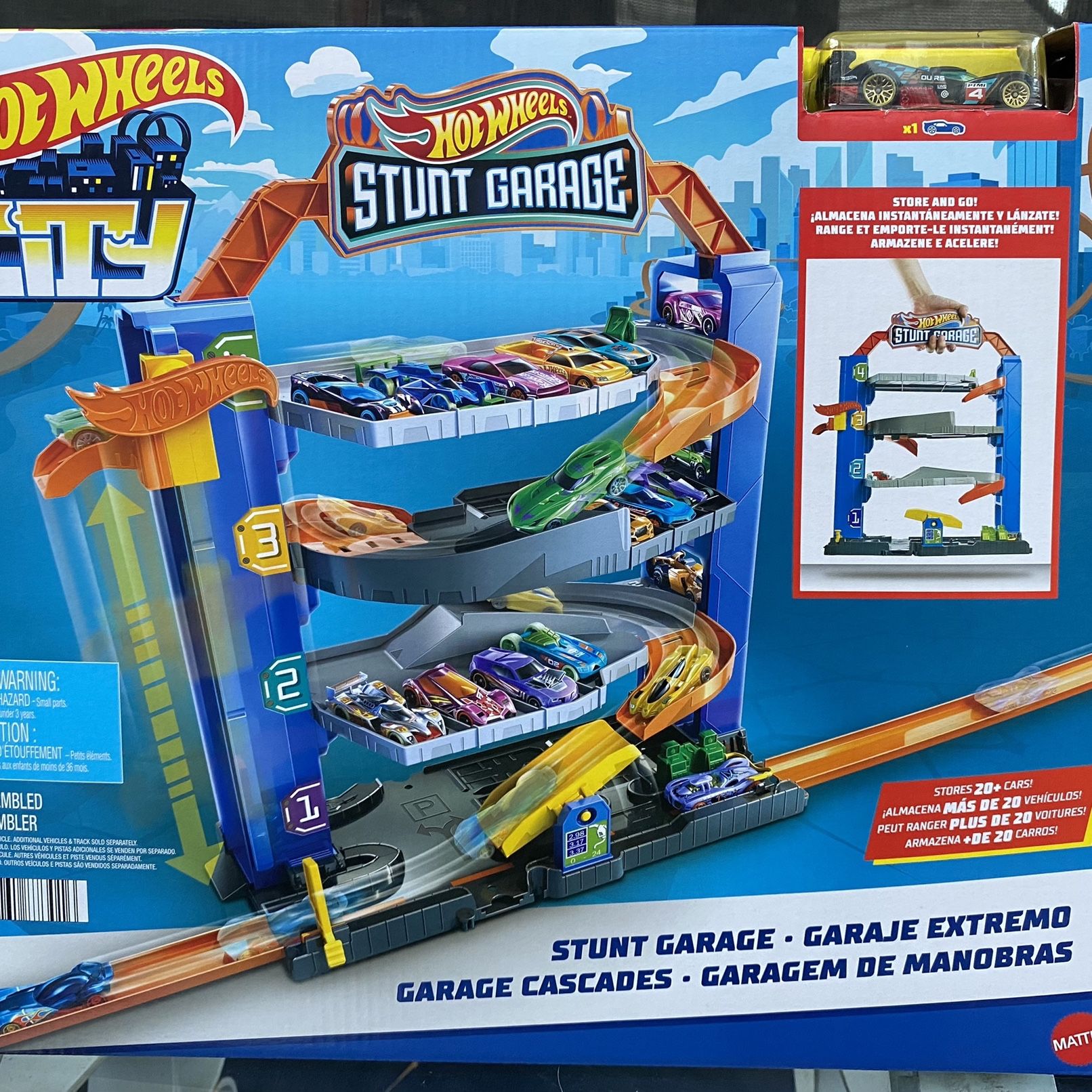 Hot Wheels Pista City - Stunt Garage GNL70 - Mattel