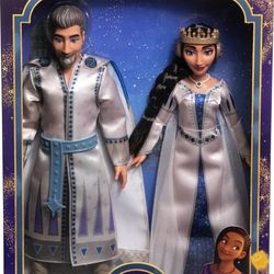 Disney  Wish King Magnifico & Queen Amaya 2-Doll Set
