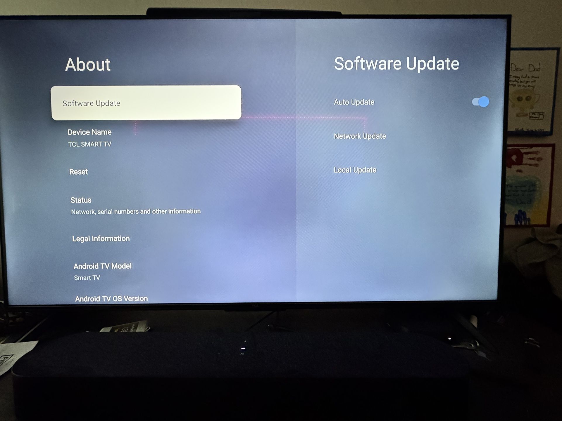 TCL 50” Tv Less Than A Year Old Barely Used