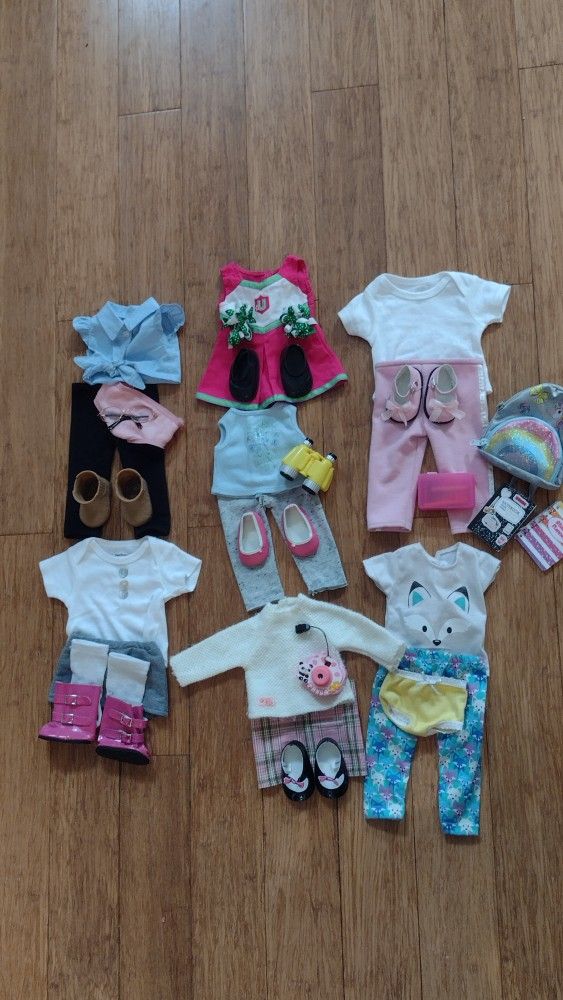 Adorable Outfits For 18"Doll