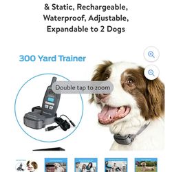 300 Yd. Remote dog trainer 1or2 Dog