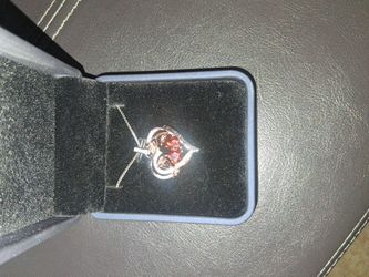 Silver Diamond I Love You Heart ❤️ Necklace