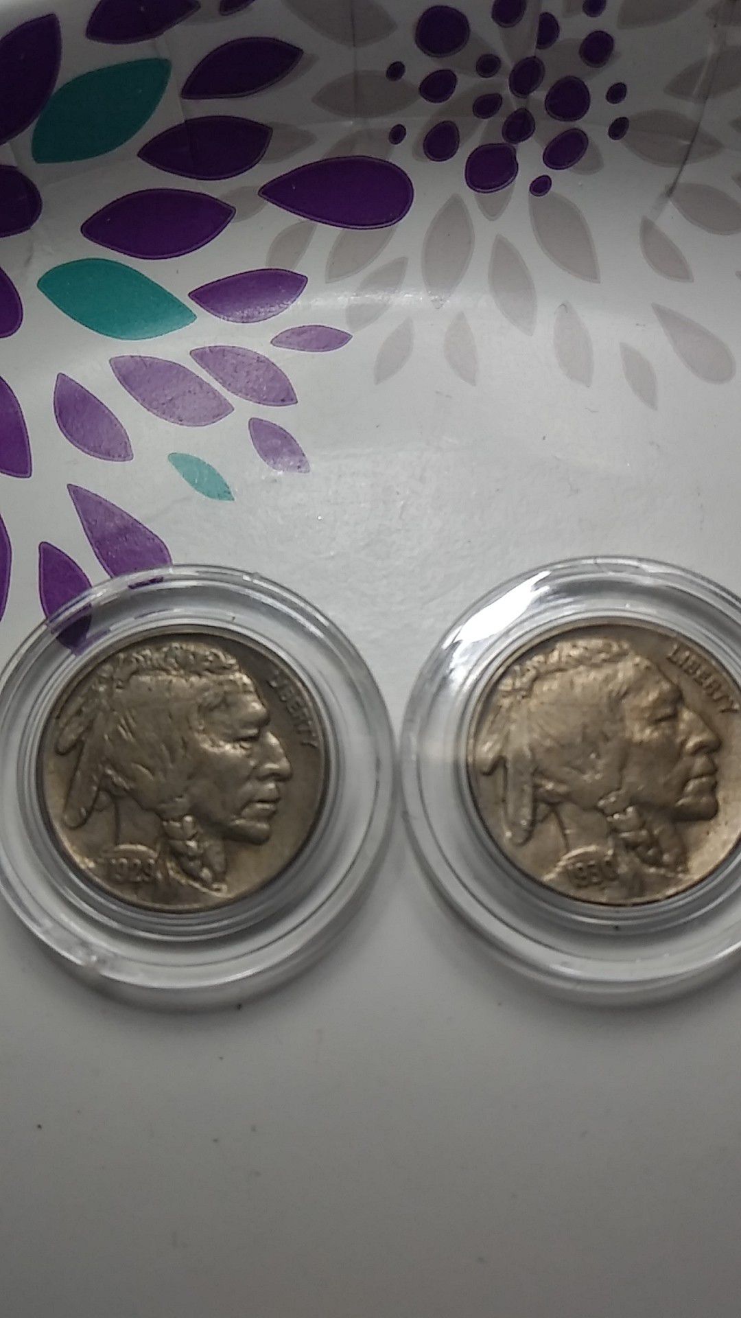 1929S&1930S BUFFALO NICKELS EF/AU CONDITION FULL HORNS