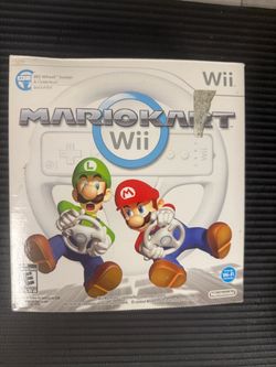 Nintendo Mario Cart Wii with wheel