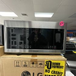 STAINLESS STEEL SAMSUNG MICROWAVE OVEN 