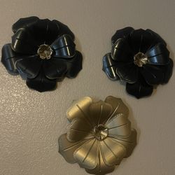 Flores de  metal 