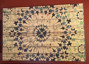 Kenitra On Wood by Parvez Taj Print