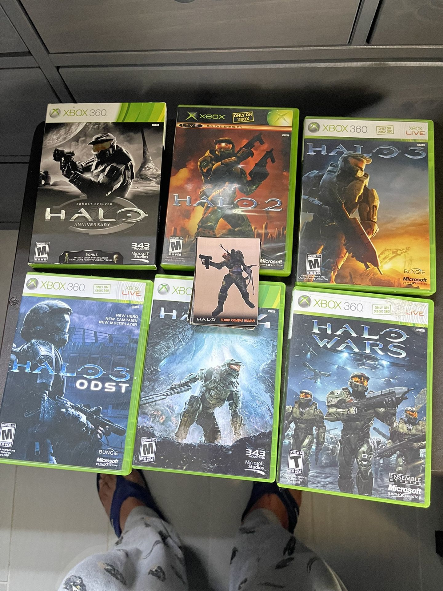 Halo Games For Xbox 360 + cards