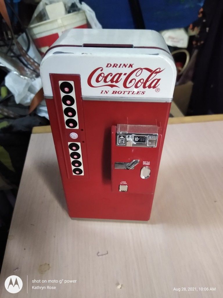 Old Coka Cola Piggy Bank
