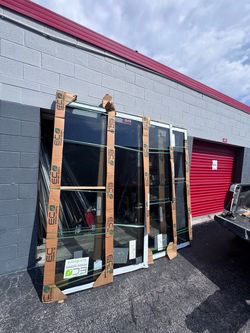 120x96 ECO windows impact sliding glass door
