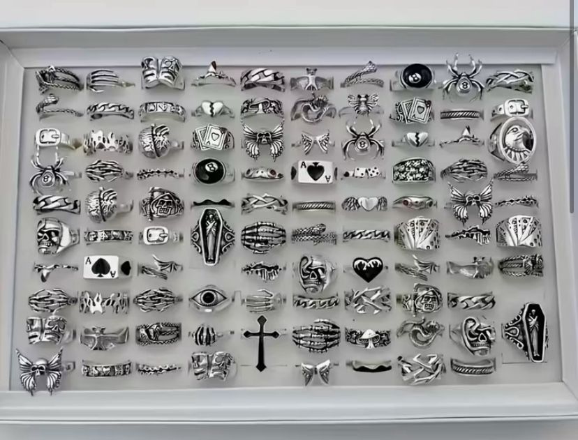 Random Rings; Halloween/Gothic rings