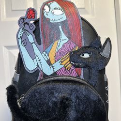 Loungefly nightmare before christmas sally and cat