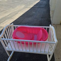Crib baby bath 