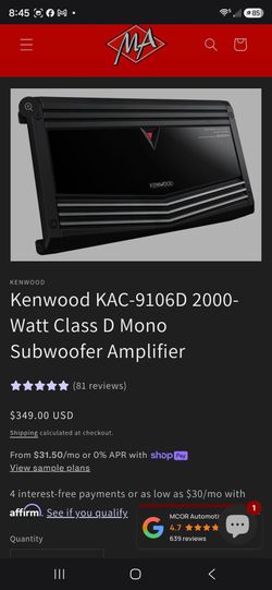 Kenwood  amp