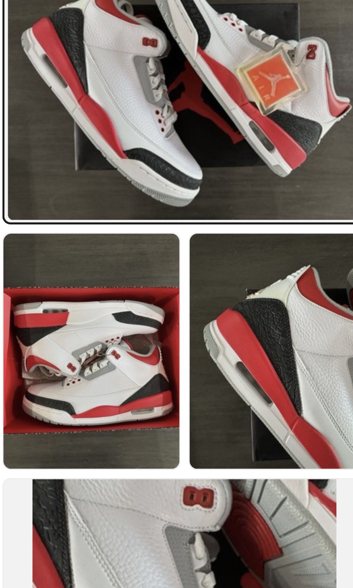 Fire Red 3s 2013