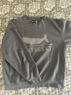 Nantucket Crewneck Sweatshirt - Men’s Medium - Big Cotton Gear For Sports