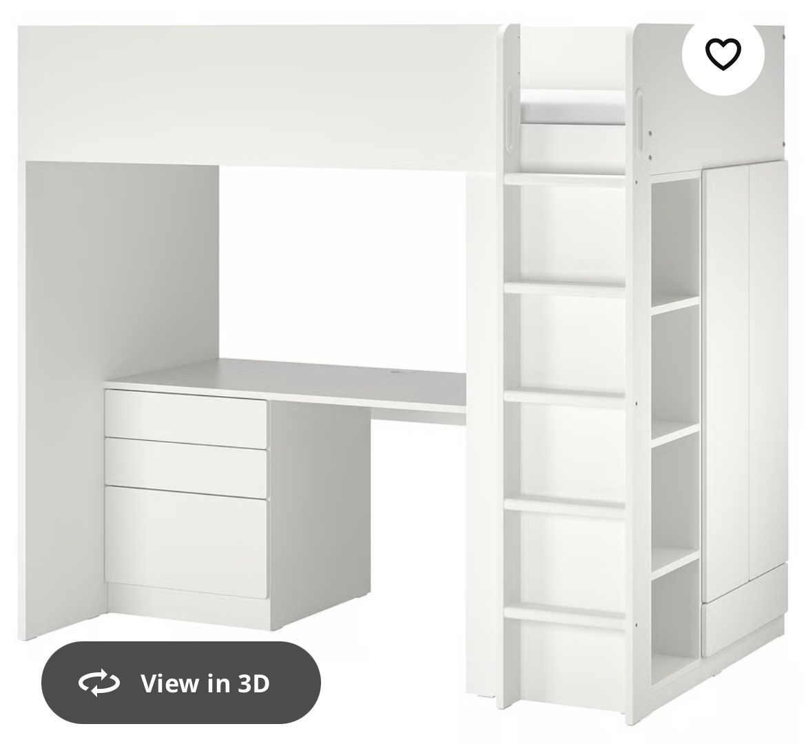 Bunk Bed With Desk And Storage