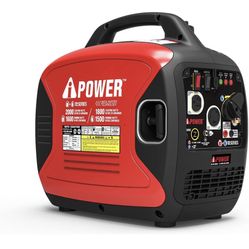 A-iPower SUA2000iD 2000 Watt Portable Inverter Generator Gas & Propane Powered,