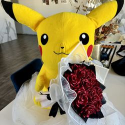 Pikachu Eternal Rose Bouquet 