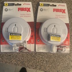 Kidde Firex  Smoke  Alarm With Adapters 2 Pieces 