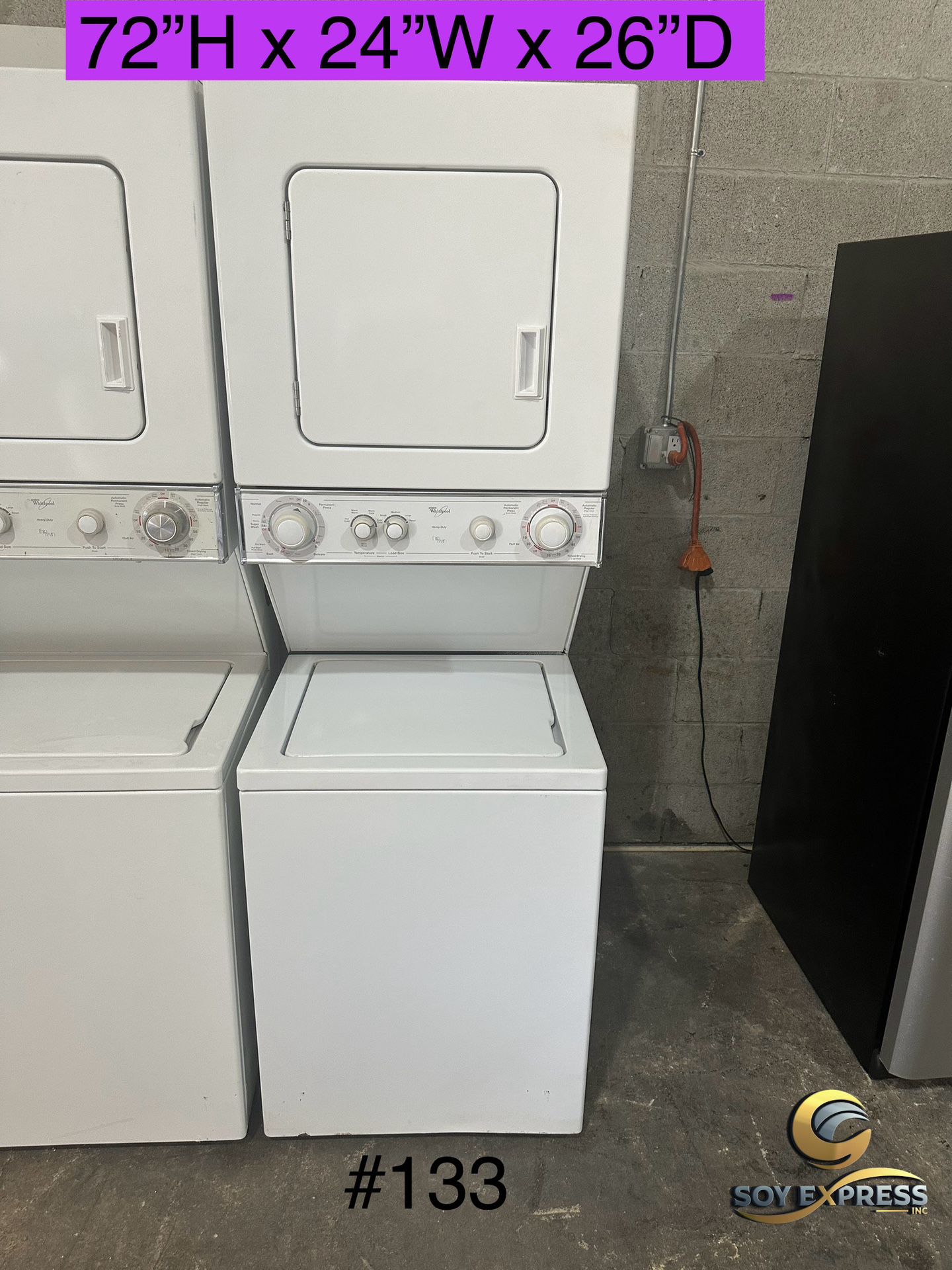 Whirlpool Combo 24”W ( Washer And Dryer) 🚨$300 For PICKUP 🚨$350 For DELIVERY🚨