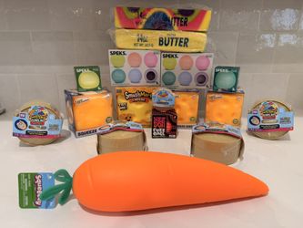 RMS Dumpling Needoh Squeezy Cheese Carrot Butter Squishy Speks