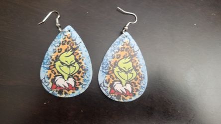 Xmas Grinch Errings Bnwt 
