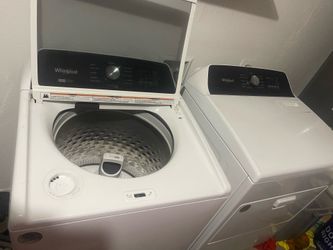 Whirlpool washer and dryer