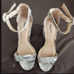 Snake Skin Heels 7.5