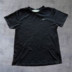 Off-White FW18 3D Line Architectural Arrows Over Tee Black XS Virgil Abloh Shirt