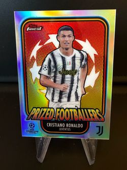 Cristiano Ranoldo Topps Chrome Prized Footballer Refractor