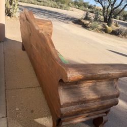 Solid Wood Loveseat Sofa Frame 