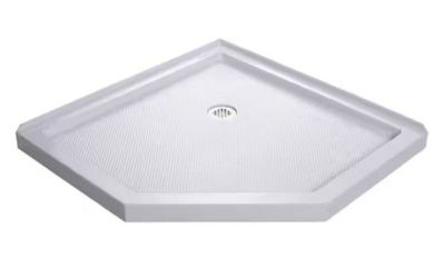 DreamLine SlimLine 36 in. x 36 in. Neo-Angle Shower Pan Base in White