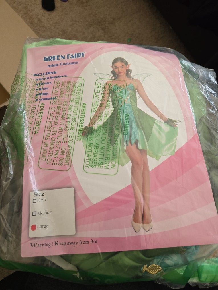 Green Fairy Costume 