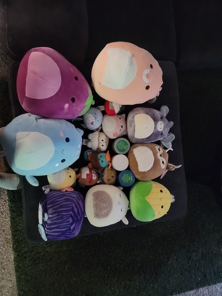 8 Squishmallow For Sale, Along Worth Various Other Plushies