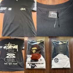 Stussy, Bape, & Essentials (Size Small)