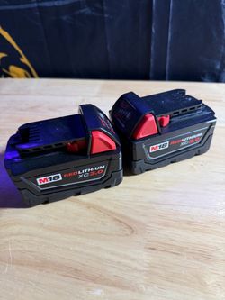 Milwaukee M18 RedLithium XC3.0 Batteries – Set of 2